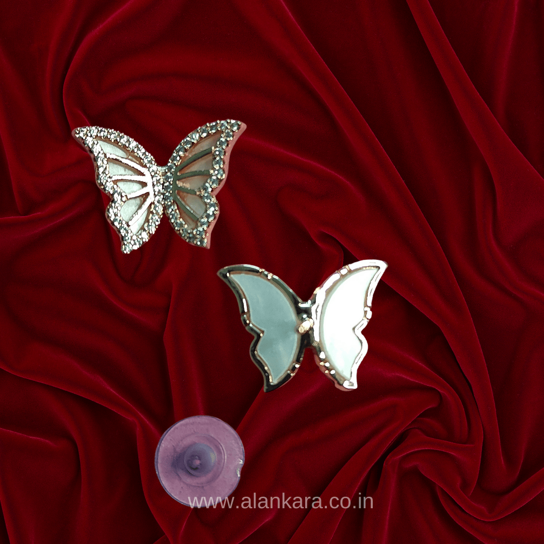 Rosegold Butterfly studs - Women's western earrings
