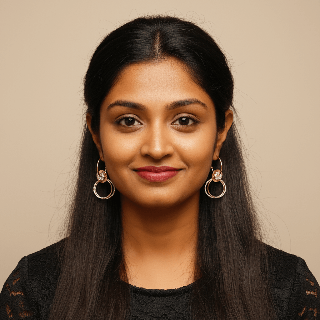 Golden floral hoops - Partywear earrings