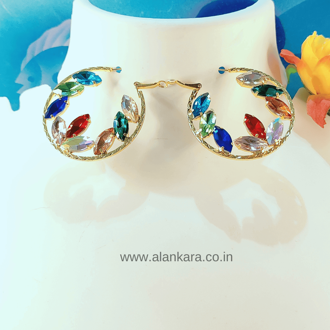 Multicolor Earrings for Women Partywear.