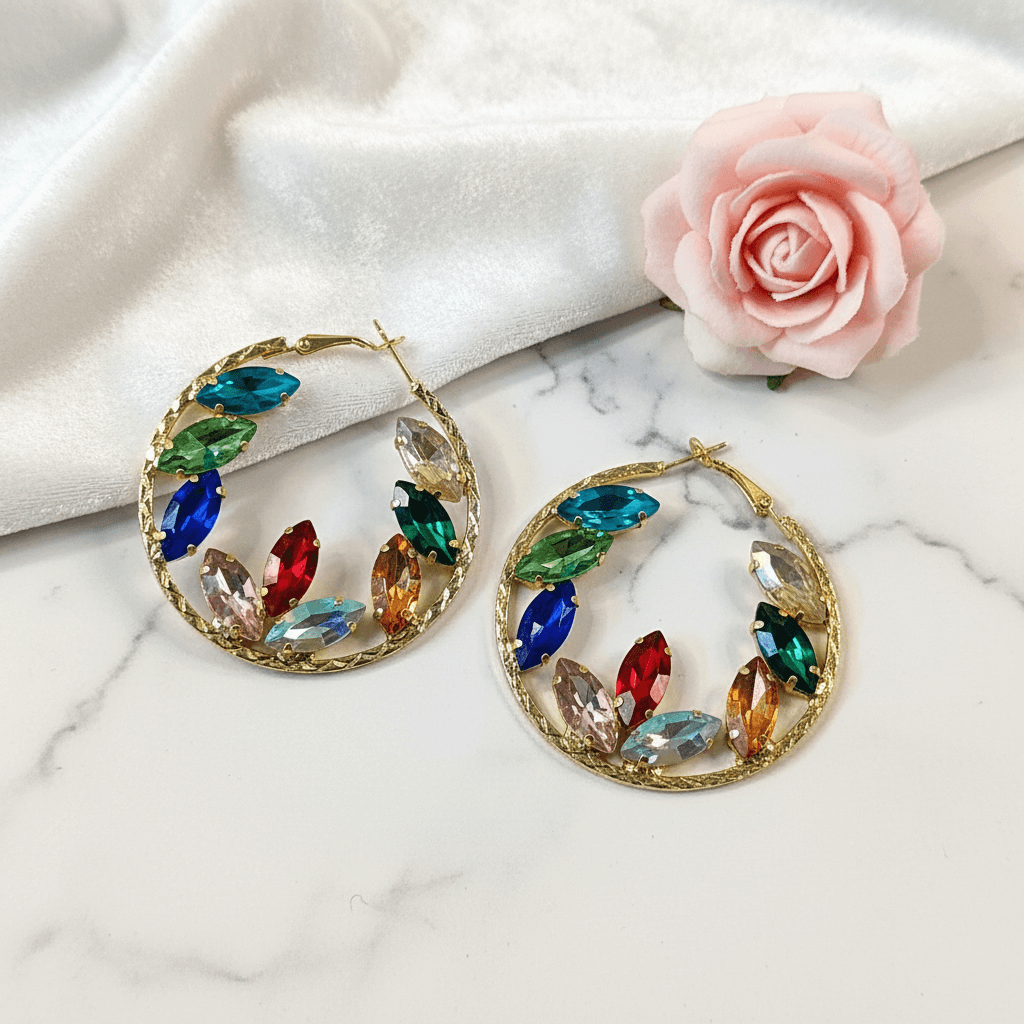 Multicolor Earrings for Women Partywear.