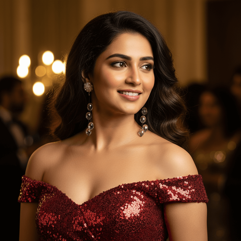 Long white flower danglers - Partywear Earrings for Women | Alankara