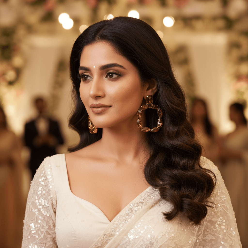 Wine square Hoops - Partywear Maroon Earrings | Alankara